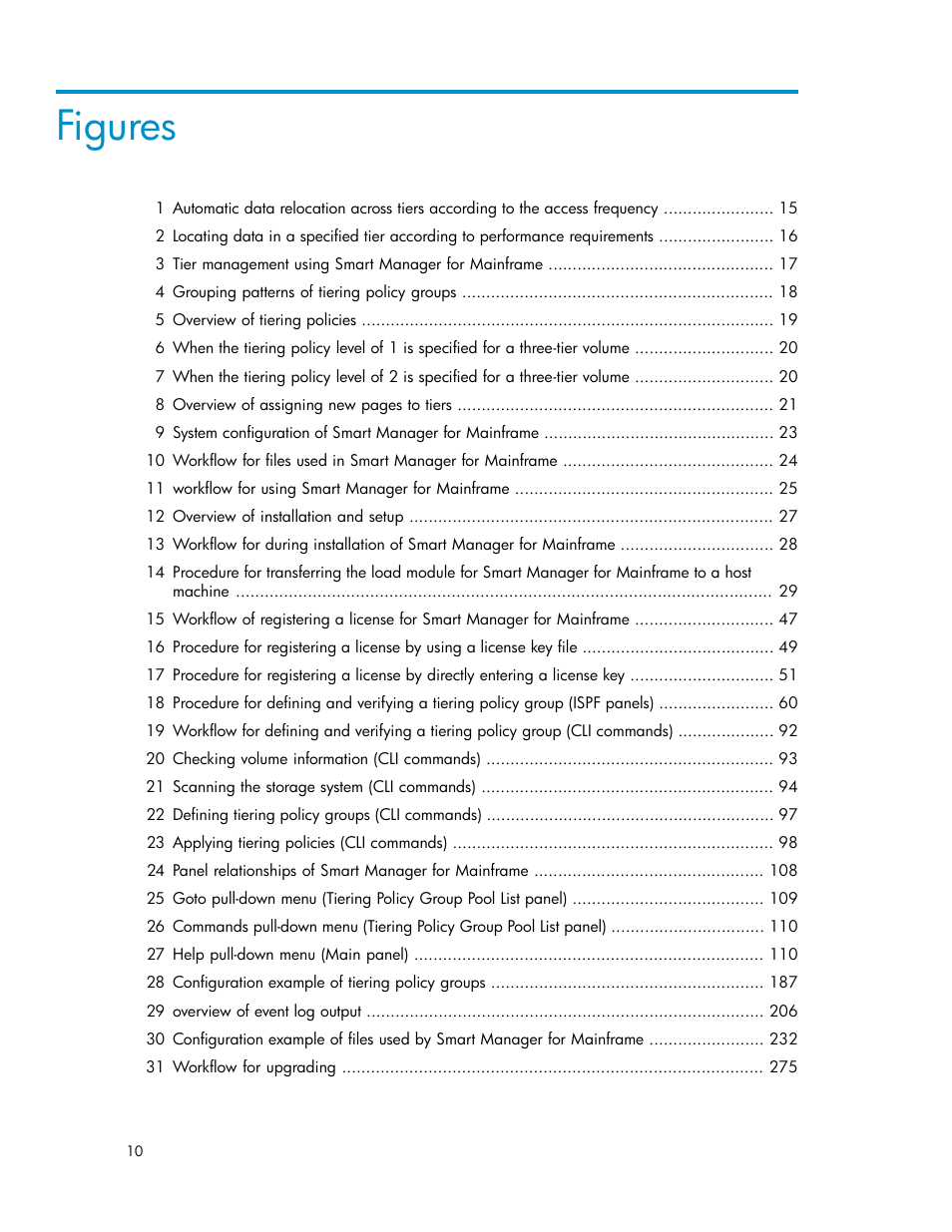 Figures | HP XP Command View Advanced Edition Software User Manual | Page 10 / 310