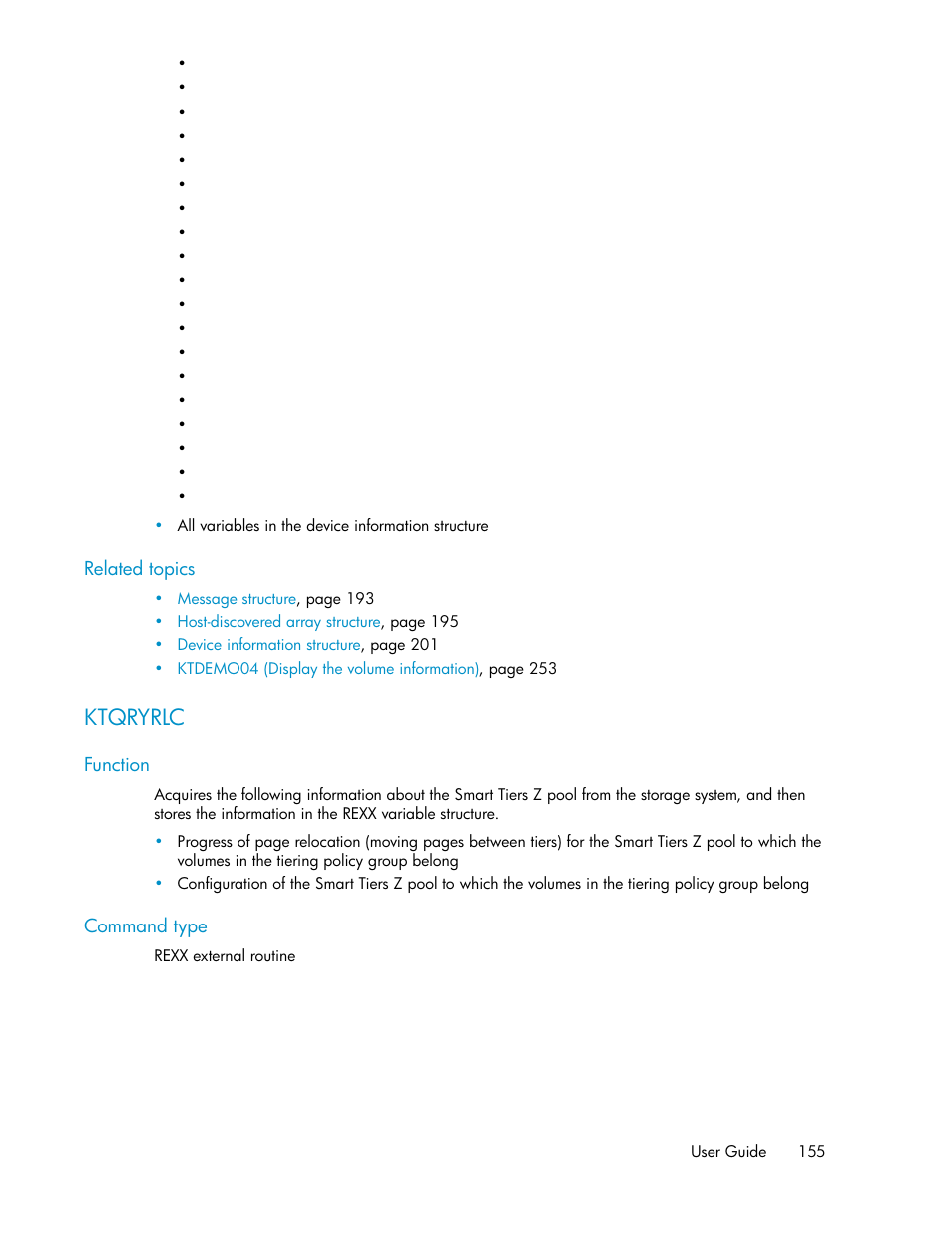 Ktqryrlc | HP XP Command View Advanced Edition Software User Manual | Page 155 / 310