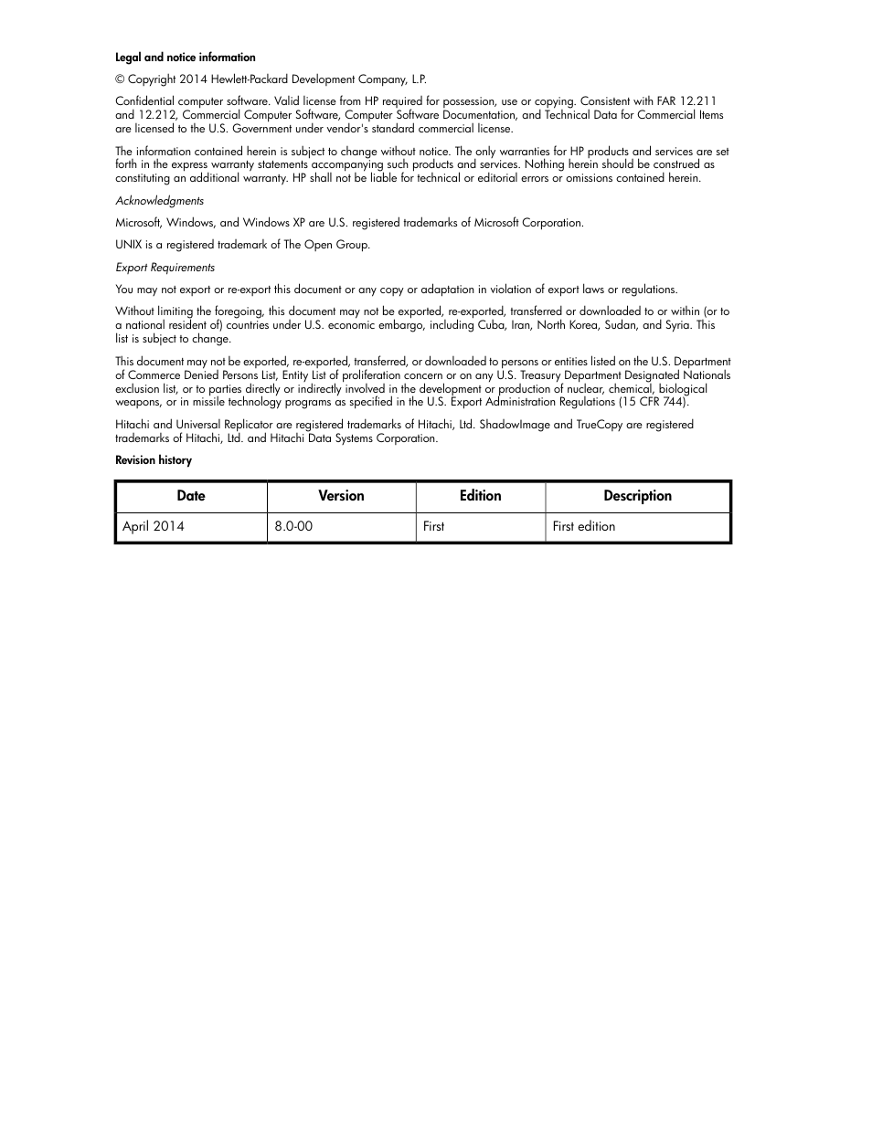 HP XP Command View Advanced Edition Software User Manual | Page 2 / 310