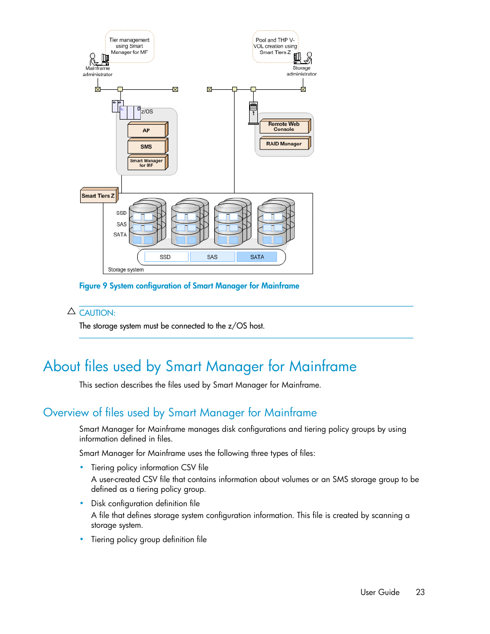 About files used by smart manager for mainframe | HP XP Command View Advanced Edition Software User Manual | Page 23 / 310