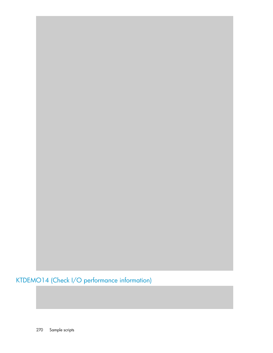 Ktdemo14 (check i/o performance information) | HP XP Command View Advanced Edition Software User Manual | Page 270 / 310