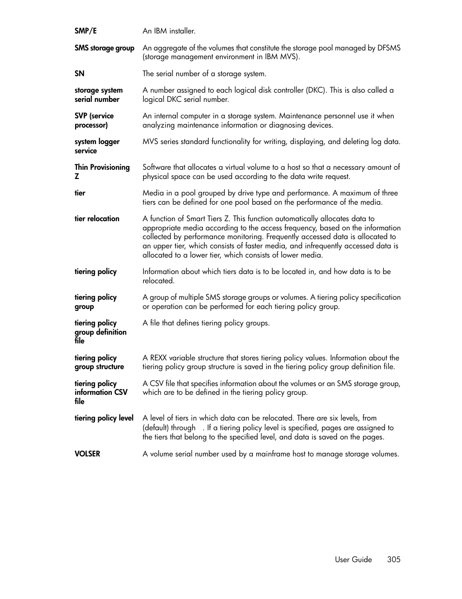 HP XP Command View Advanced Edition Software User Manual | Page 305 / 310