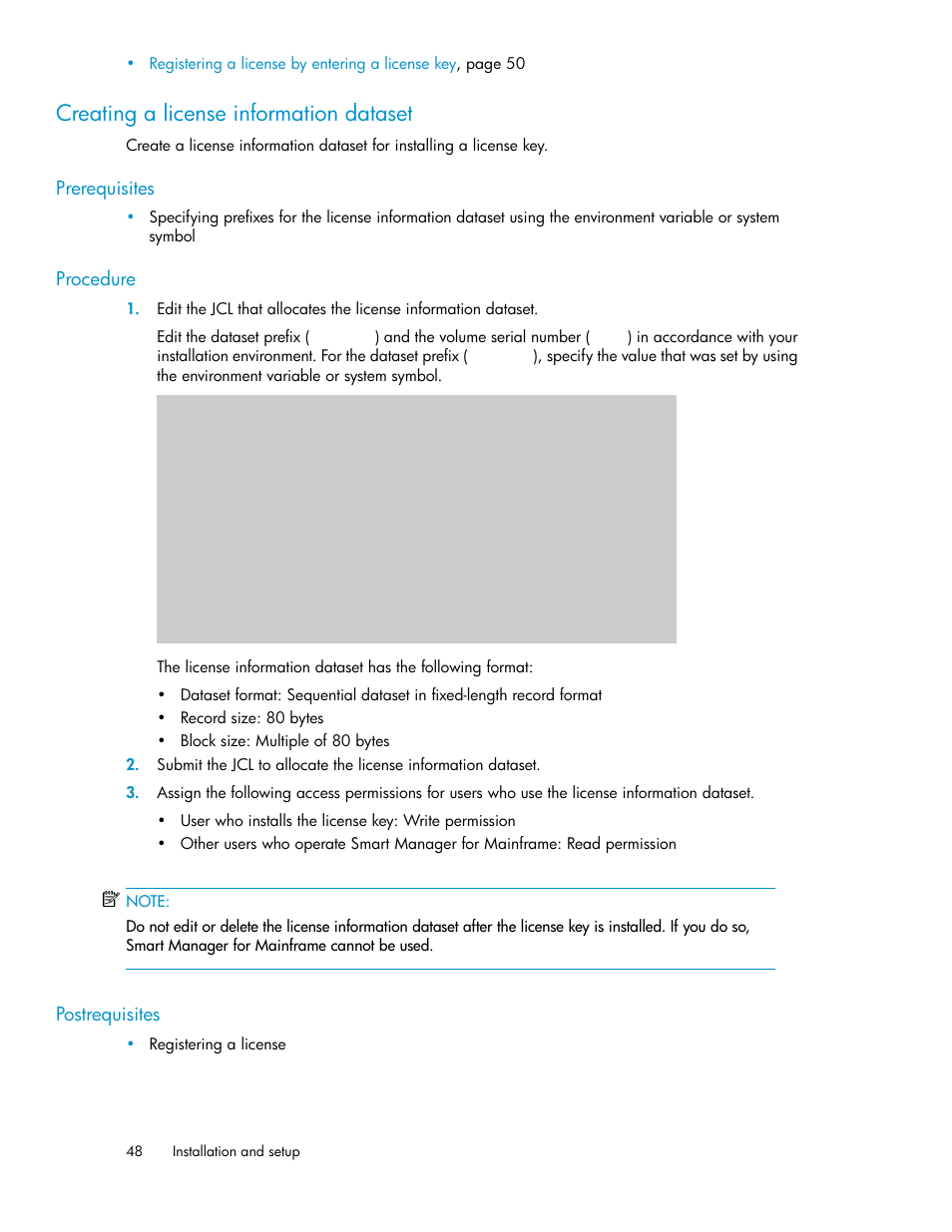 Creating a license information dataset | HP XP Command View Advanced Edition Software User Manual | Page 48 / 310