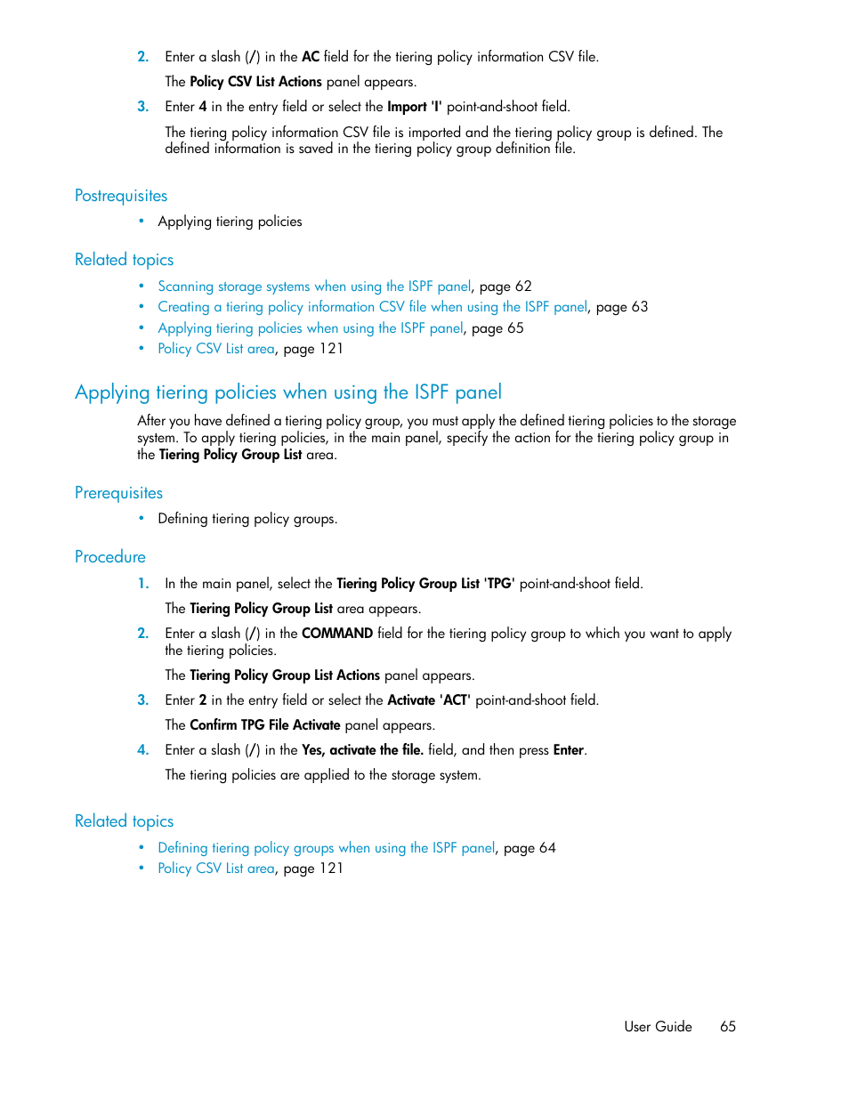 HP XP Command View Advanced Edition Software User Manual | Page 65 / 310