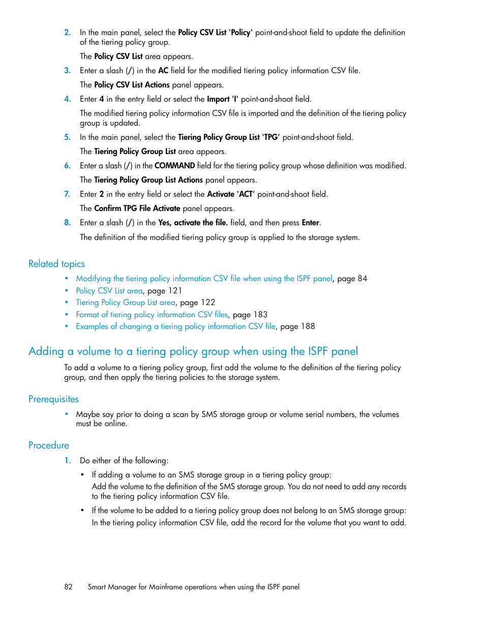 HP XP Command View Advanced Edition Software User Manual | Page 82 / 310