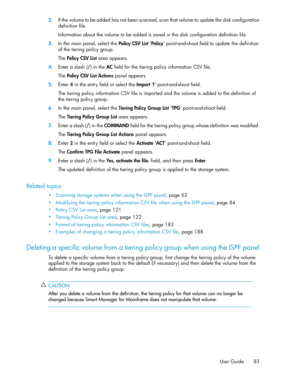 HP XP Command View Advanced Edition Software User Manual | Page 83 / 310