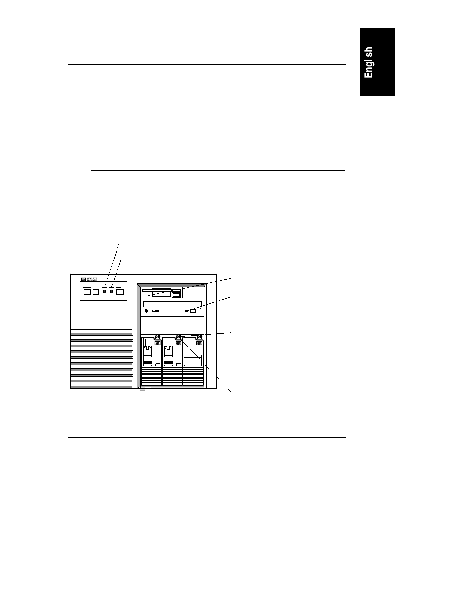3 configuring mass storage, Mass storage indicator lights | HP Netserver L Server series User Manual | Page 19 / 74