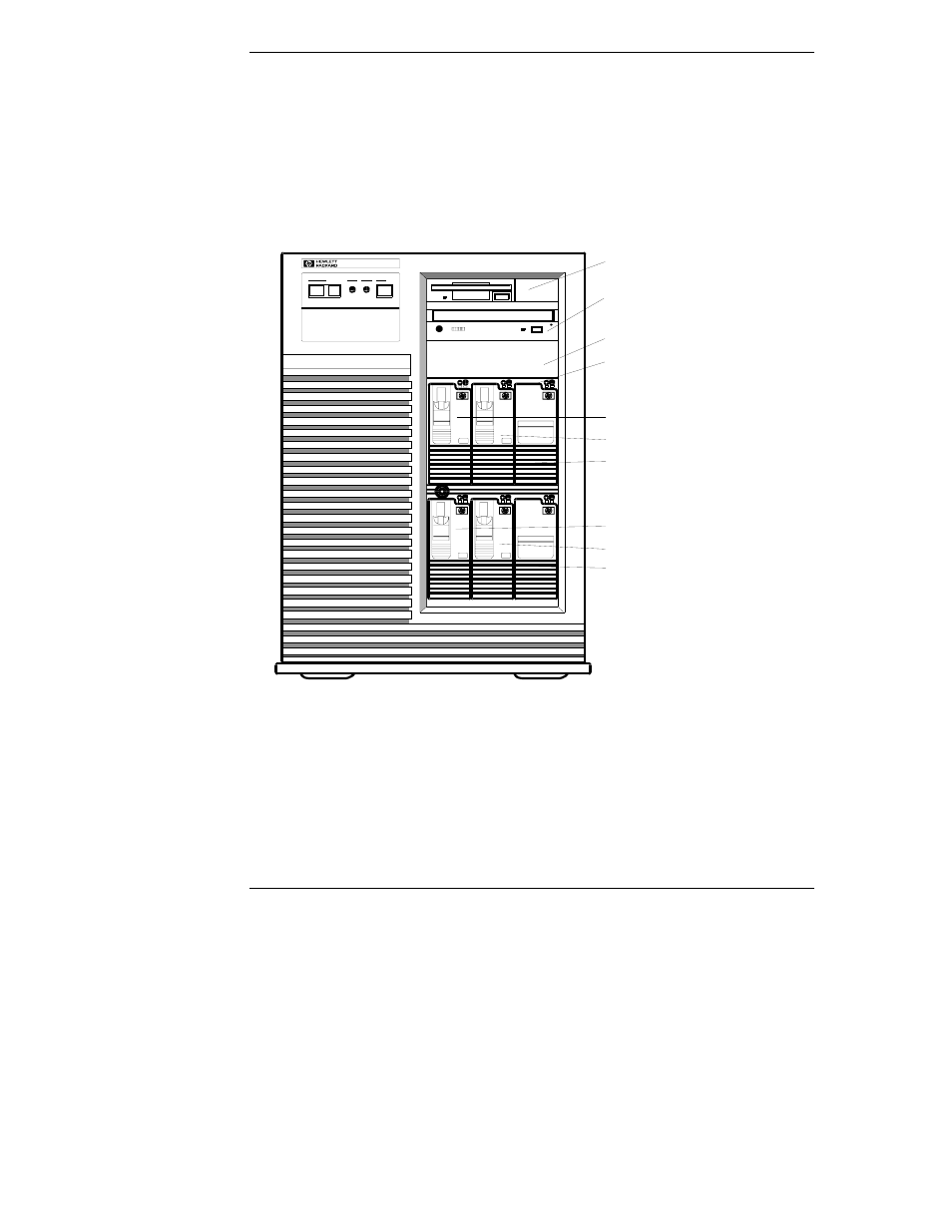 Shelf location | HP Netserver L Server series User Manual | Page 20 / 74