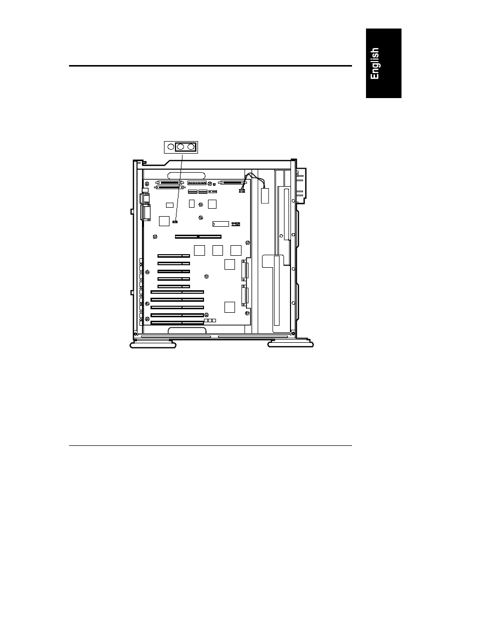 5 installing a monochrome monitor | HP Netserver L Server series User Manual | Page 31 / 74
