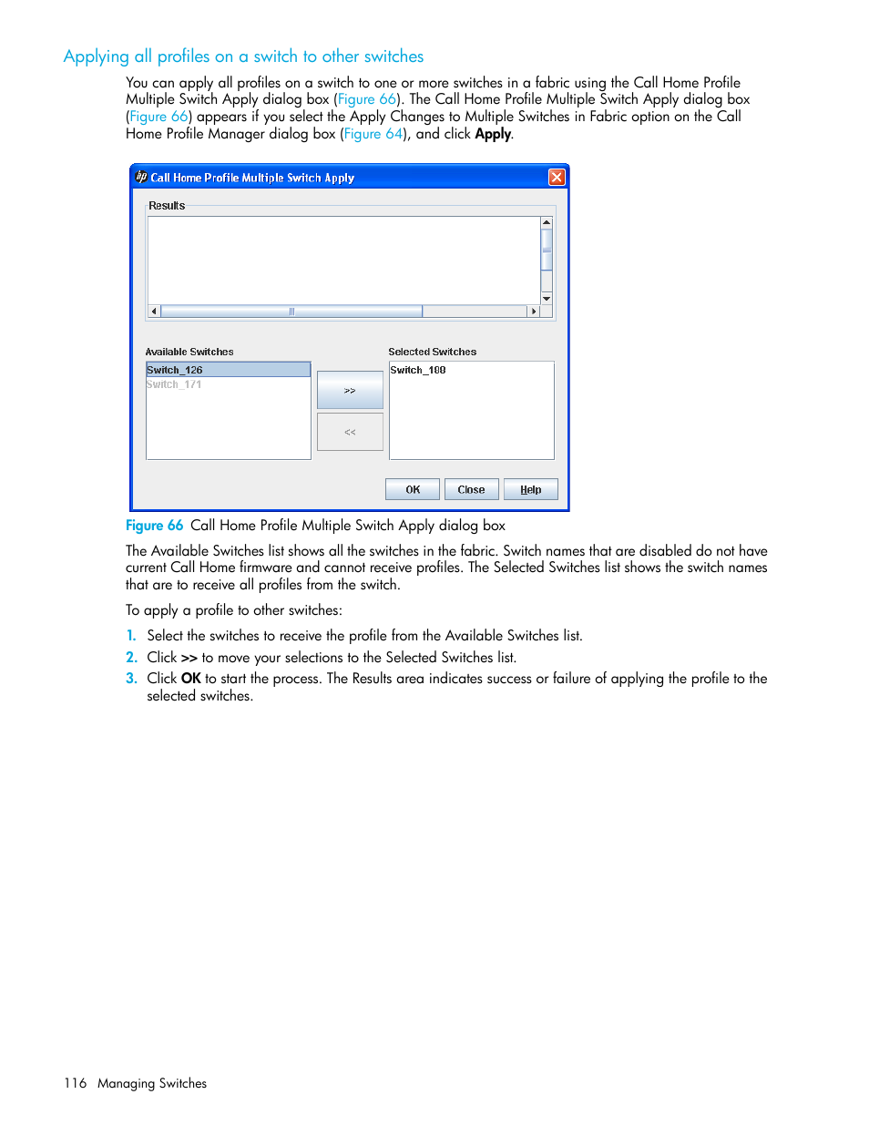 HP H-series Enterprise Fabric Management Suite Software User Manual | Page 116 / 160