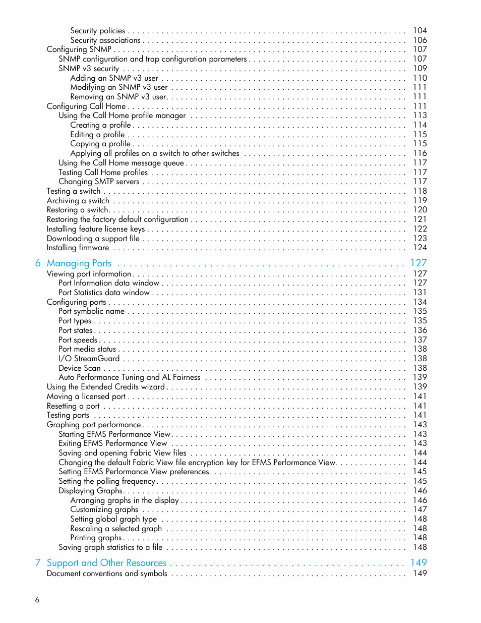 HP H-series Enterprise Fabric Management Suite Software User Manual | Page 6 / 160