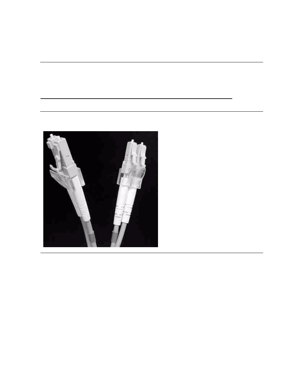Figure 3-3, Lc-lc fiber-optic cable, Table 3-1 | Fiber-optic cables | HP Integrity NonStop H-Series User Manual | Page 22 / 60