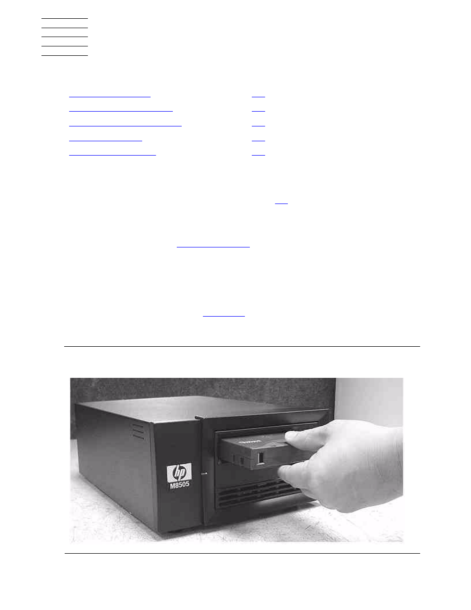 4 operating the tape drive, Checking operation, Loading a tape cartridge | Operating the tape drive, Figure 4-1, Inserting a tape cartridge | HP Integrity NonStop H-Series User Manual | Page 31 / 60