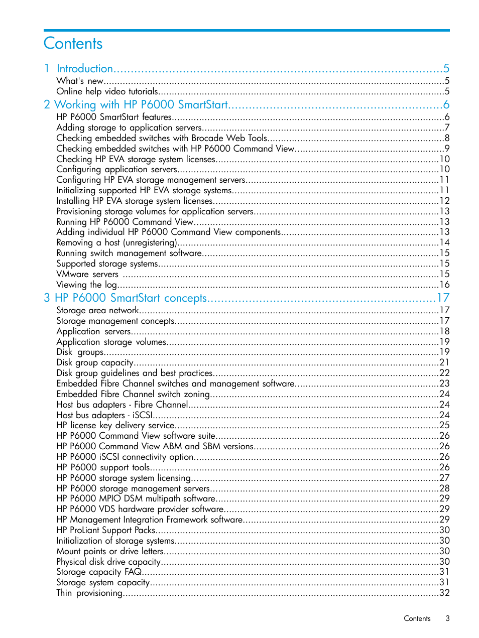 HP Command View EVA Software User Manual | Page 3 / 44