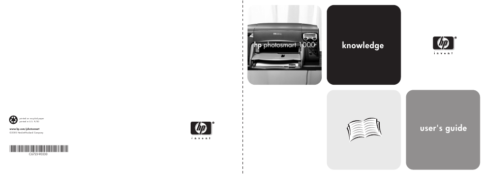 HP Photosmart p1000 1000 Printer User Manual | 113 pages