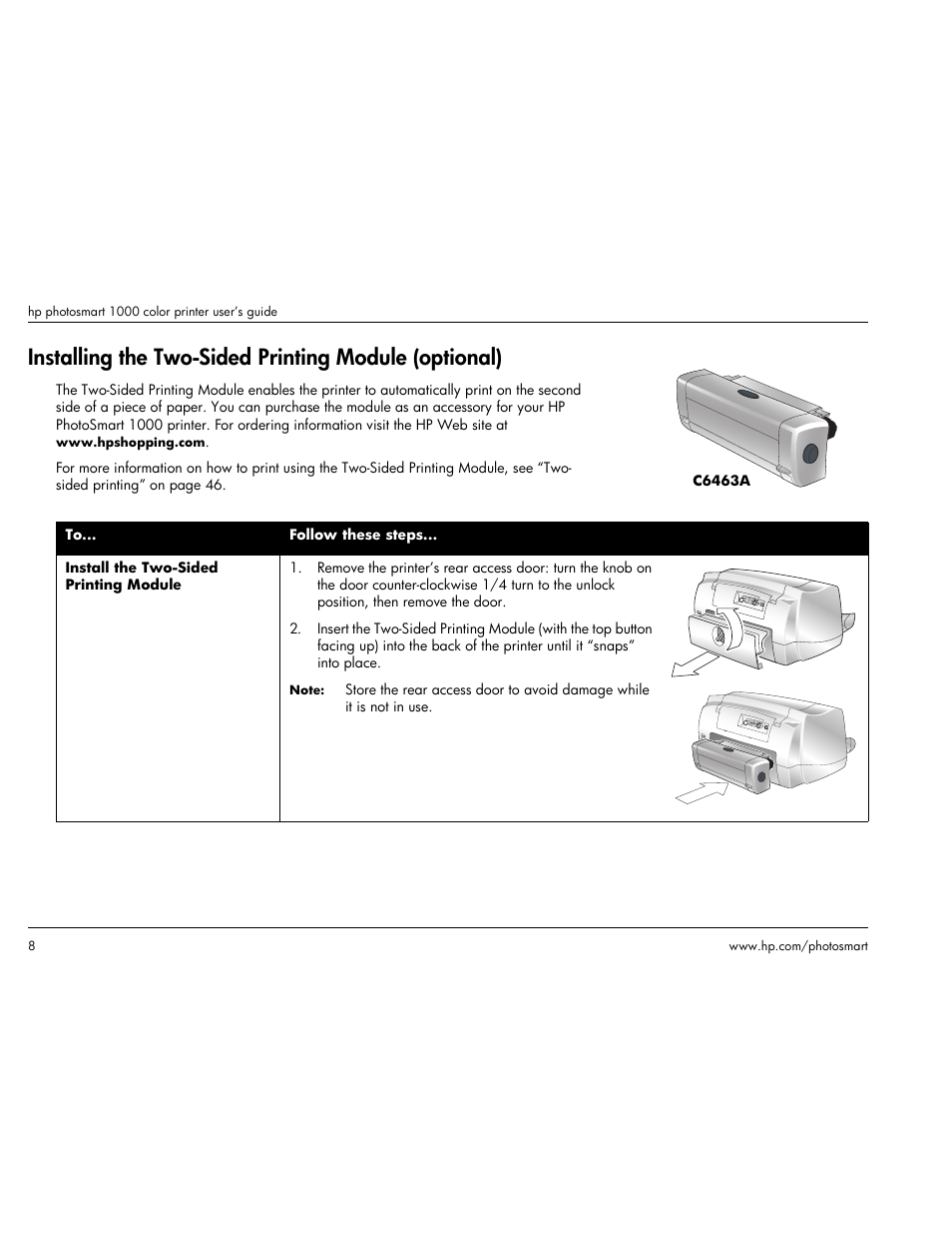 HP Photosmart p1000 1000 Printer User Manual | Page 14 / 113