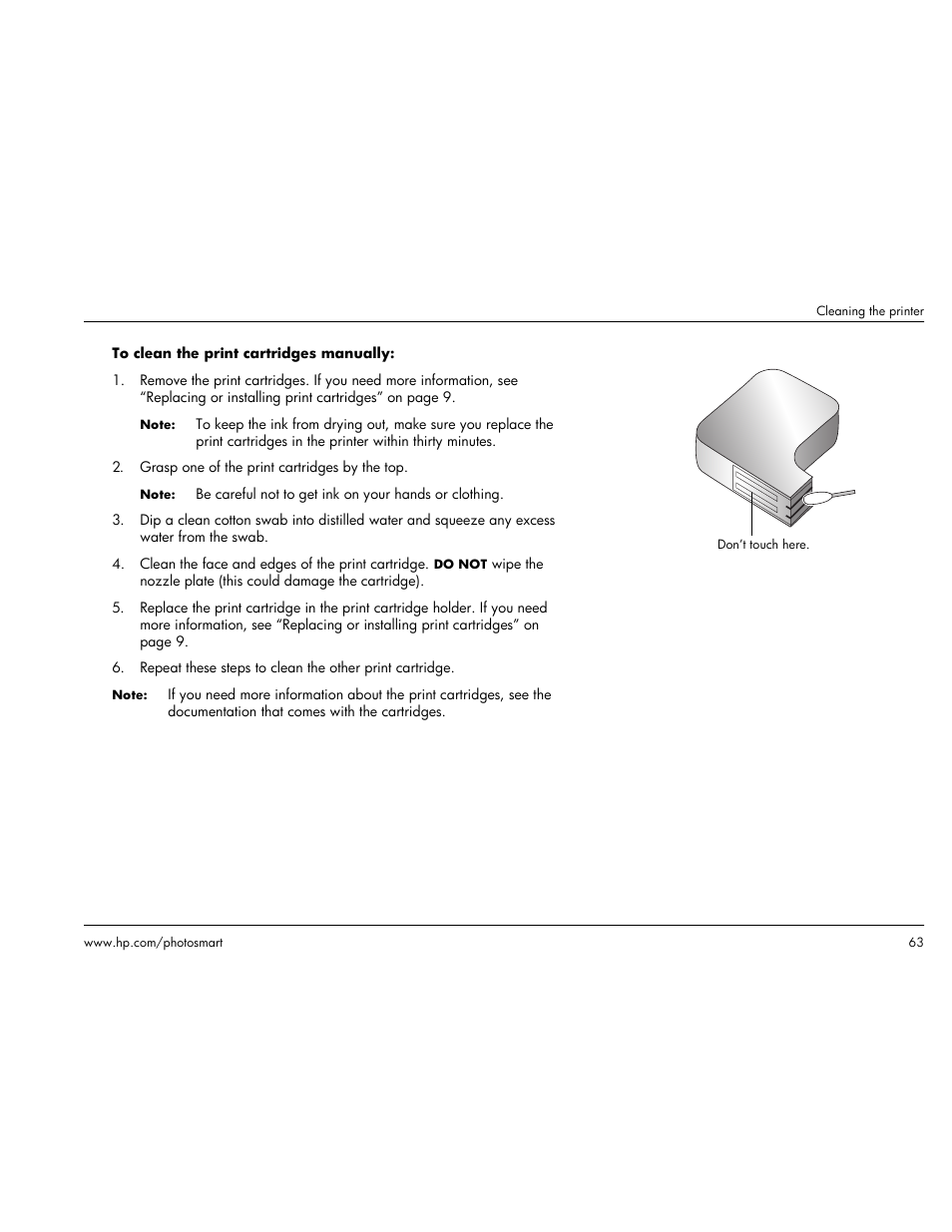 HP Photosmart p1000 1000 Printer User Manual | Page 69 / 113