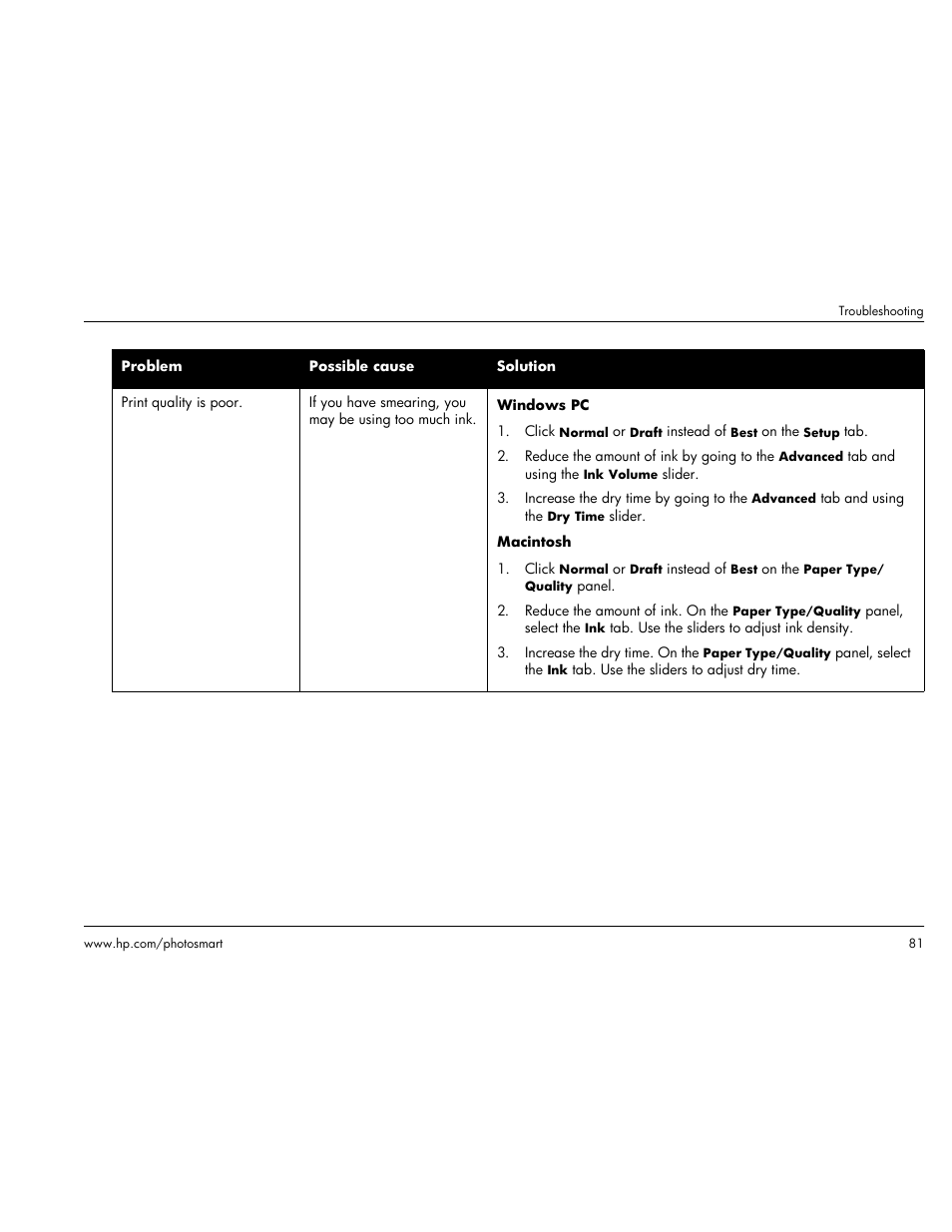 HP Photosmart p1000 1000 Printer User Manual | Page 87 / 113