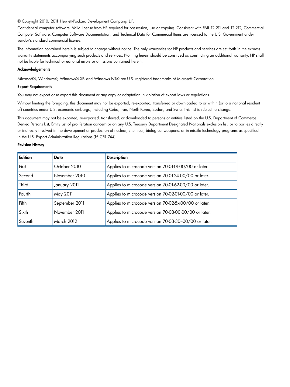 HP XP P9500 Storage User Manual | Page 2 / 69