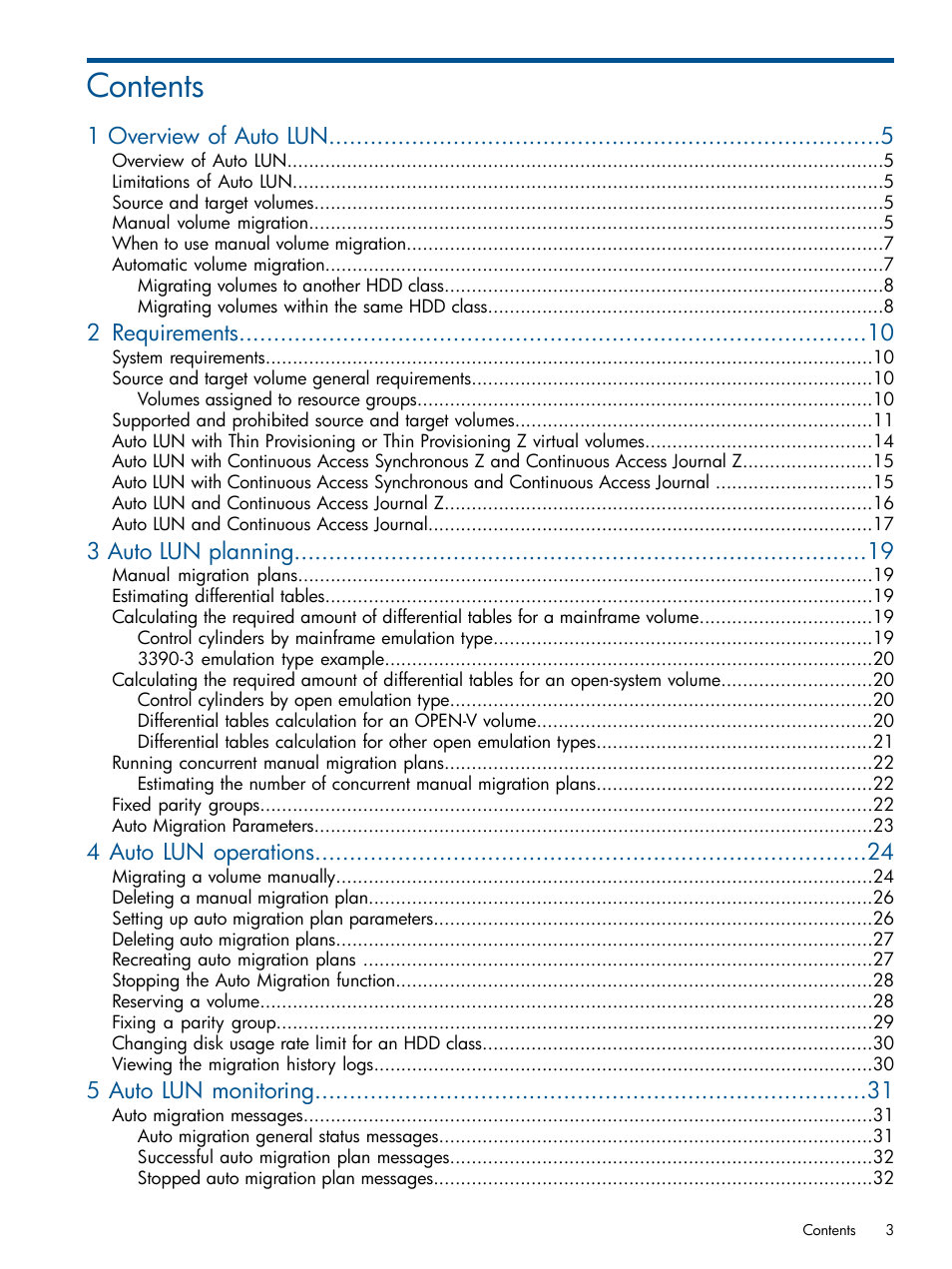 HP XP P9500 Storage User Manual | Page 3 / 69