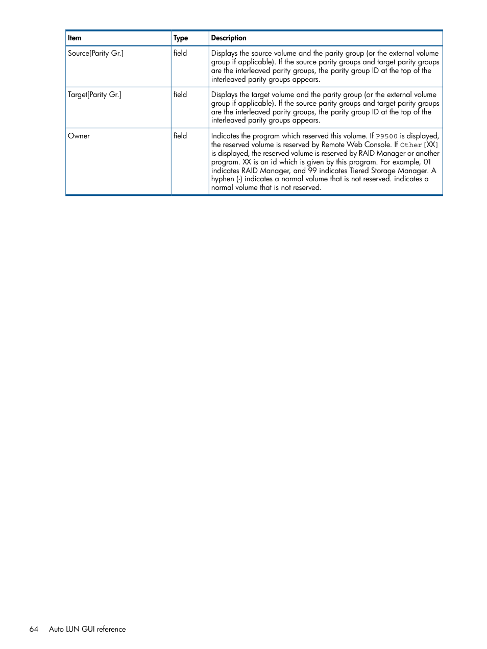 HP XP P9500 Storage User Manual | Page 64 / 69