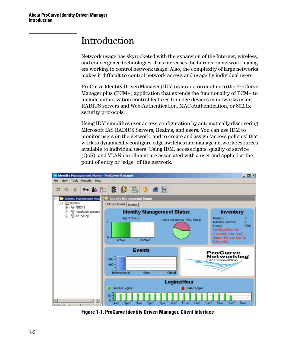 Introduction, Introduction -2 | HP Identity Driven Manager Software Series User Manual | Page 6 / 144