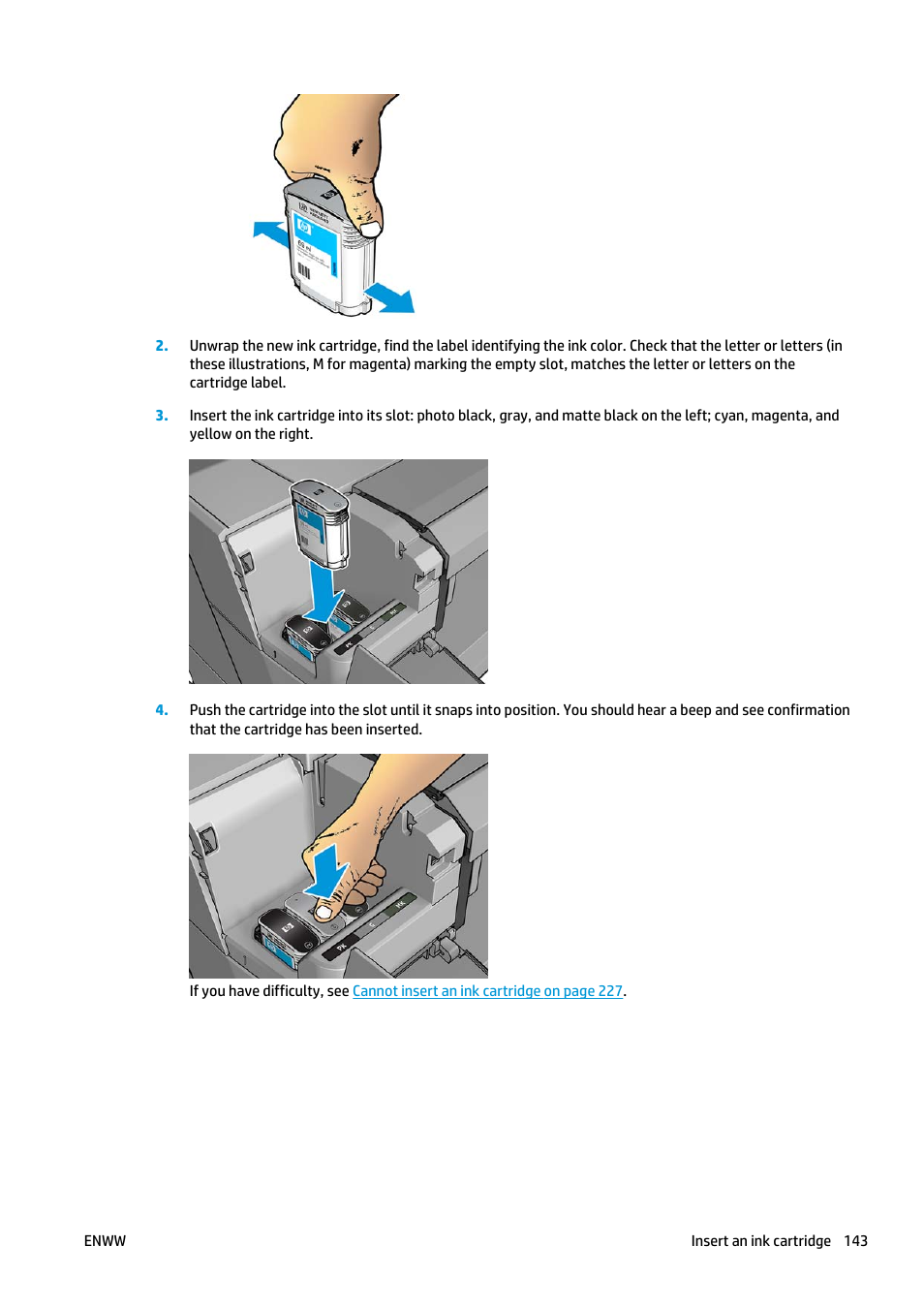 HP Designjet T2500 eMultifunction Printer series User Manual | Page 153 / 263