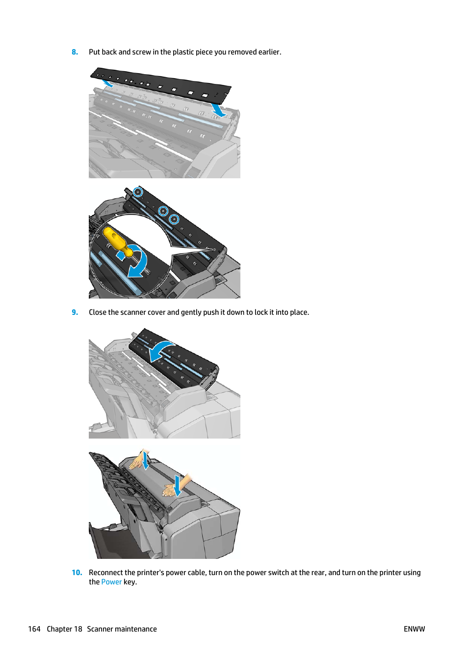 HP Designjet T2500 eMultifunction Printer series User Manual | Page 174 / 263