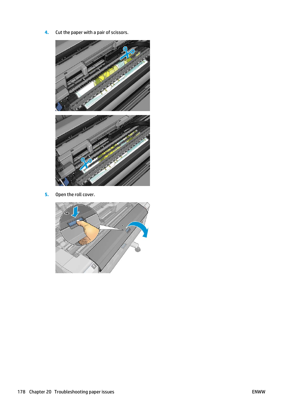 HP Designjet T2500 eMultifunction Printer series User Manual | Page 188 / 263