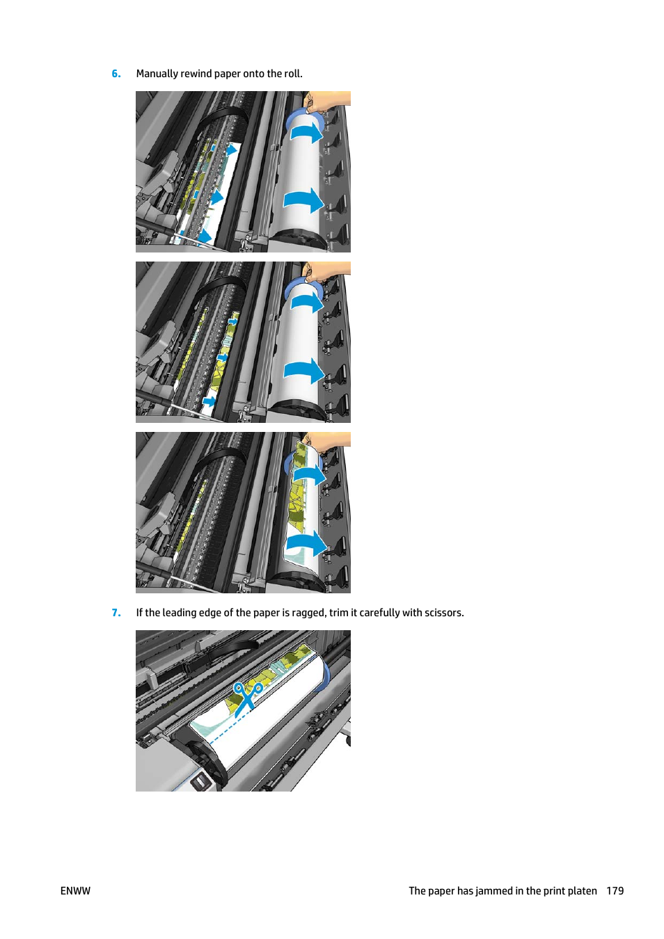 HP Designjet T2500 eMultifunction Printer series User Manual | Page 189 / 263