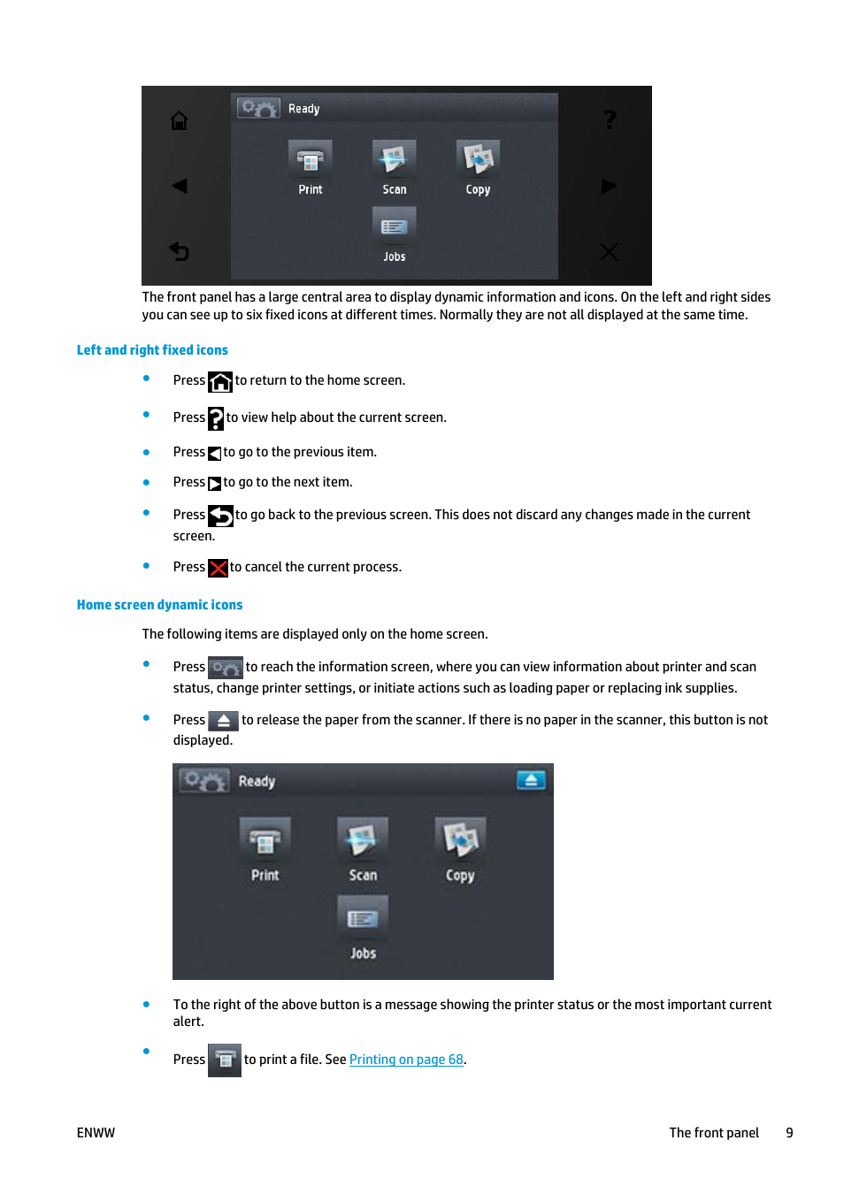 HP Designjet T2500 eMultifunction Printer series User Manual | Page 19 / 263