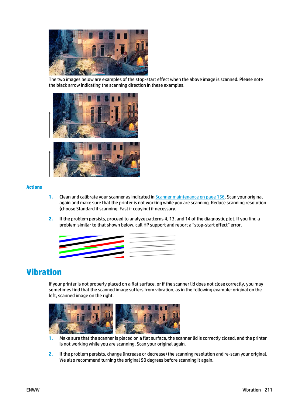 Vibration | HP Designjet T2500 eMultifunction Printer series User Manual | Page 221 / 263