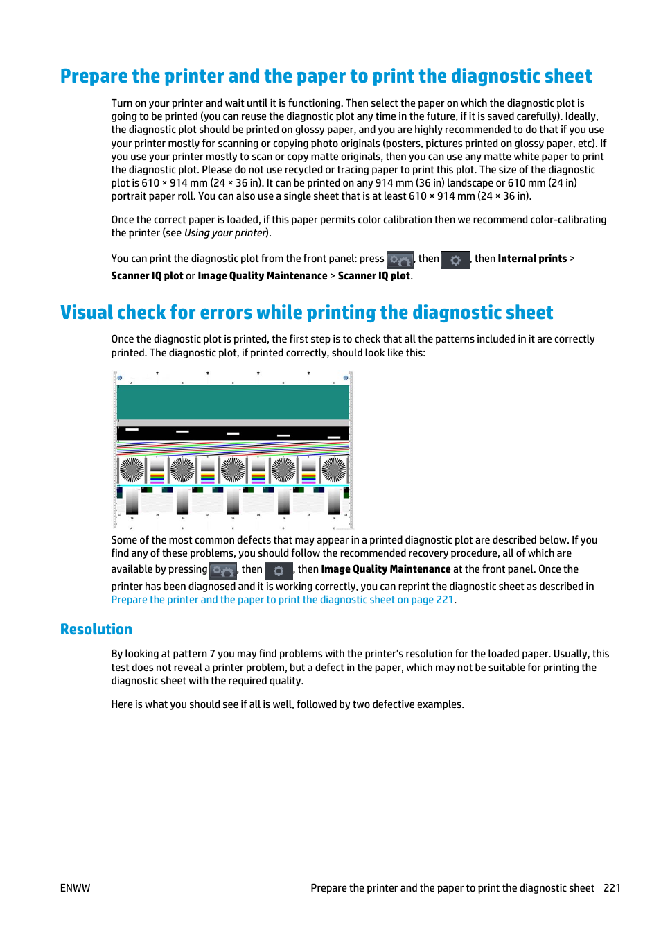 Resolution | HP Designjet T2500 eMultifunction Printer series User Manual | Page 231 / 263