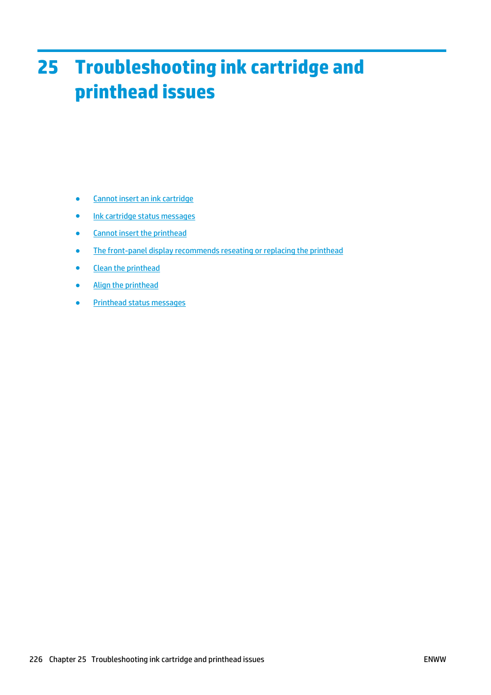 Troubleshooting ink cartridge and printhead issues | HP Designjet T2500 eMultifunction Printer series User Manual | Page 236 / 263