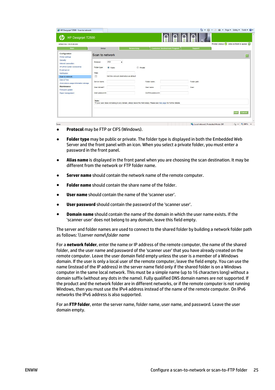 HP Designjet T2500 eMultifunction Printer series User Manual | Page 35 / 263