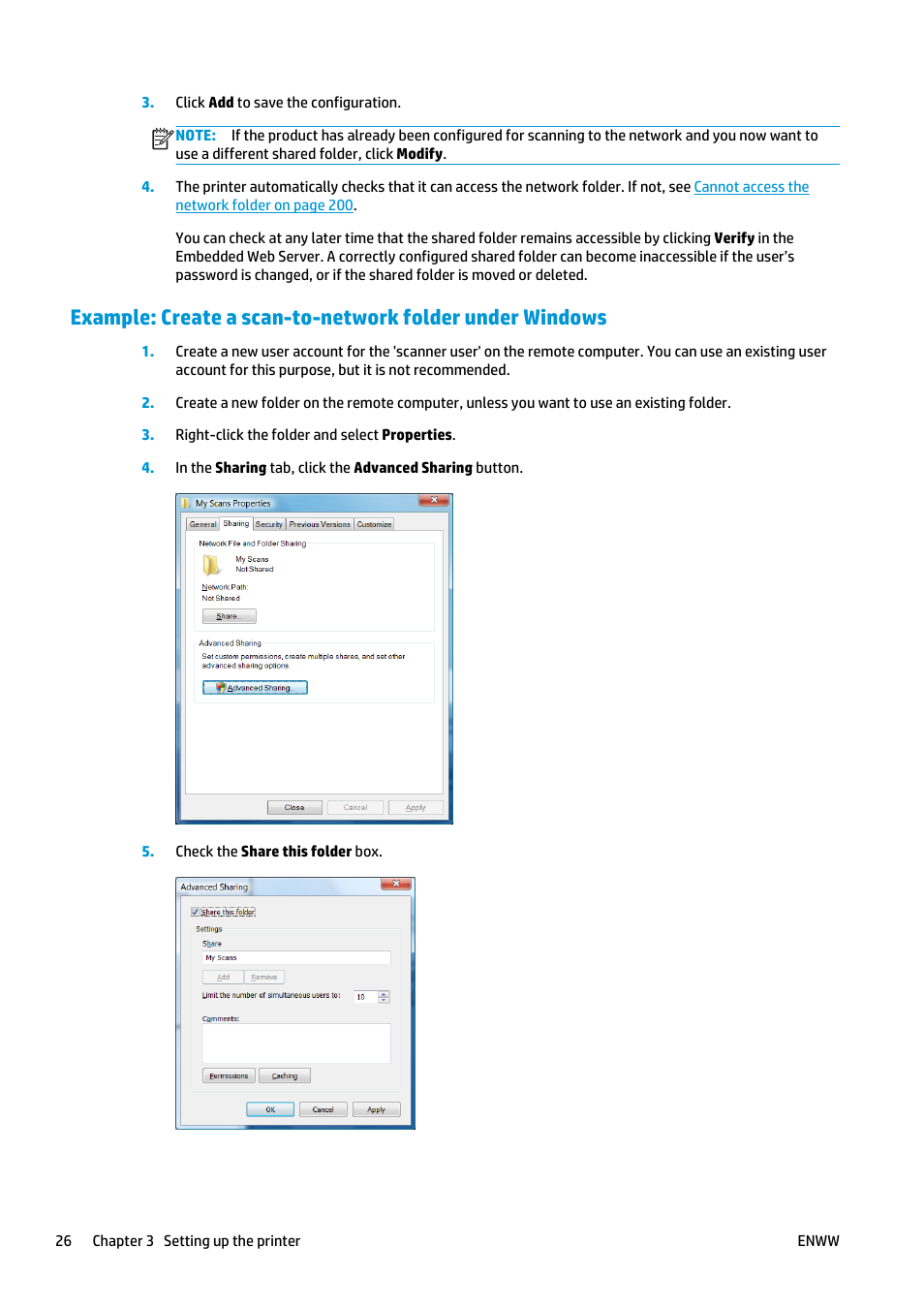 Example: create a | HP Designjet T2500 eMultifunction Printer series User Manual | Page 36 / 263