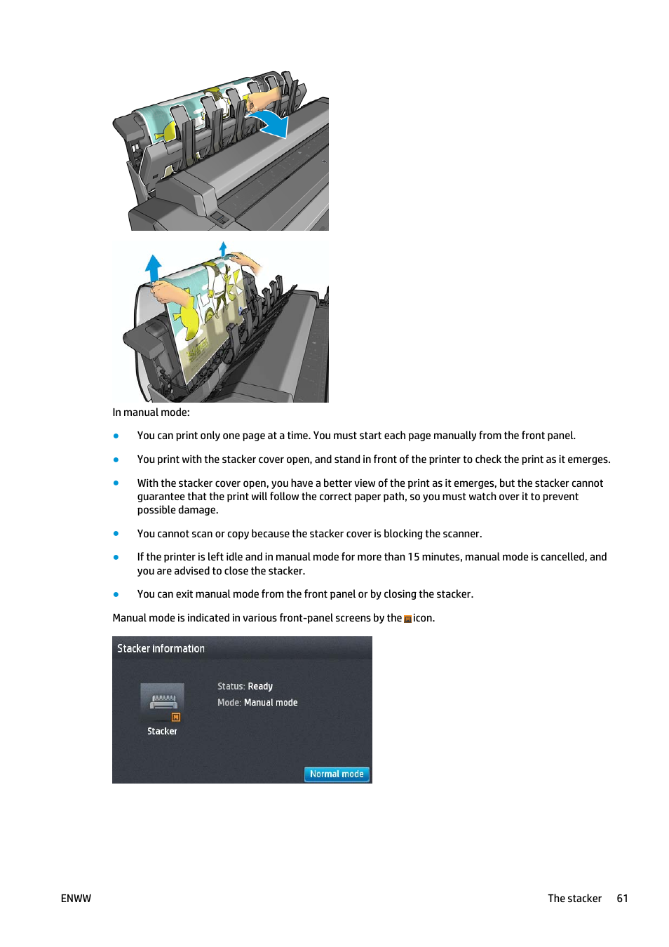 HP Designjet T2500 eMultifunction Printer series User Manual | Page 71 / 263