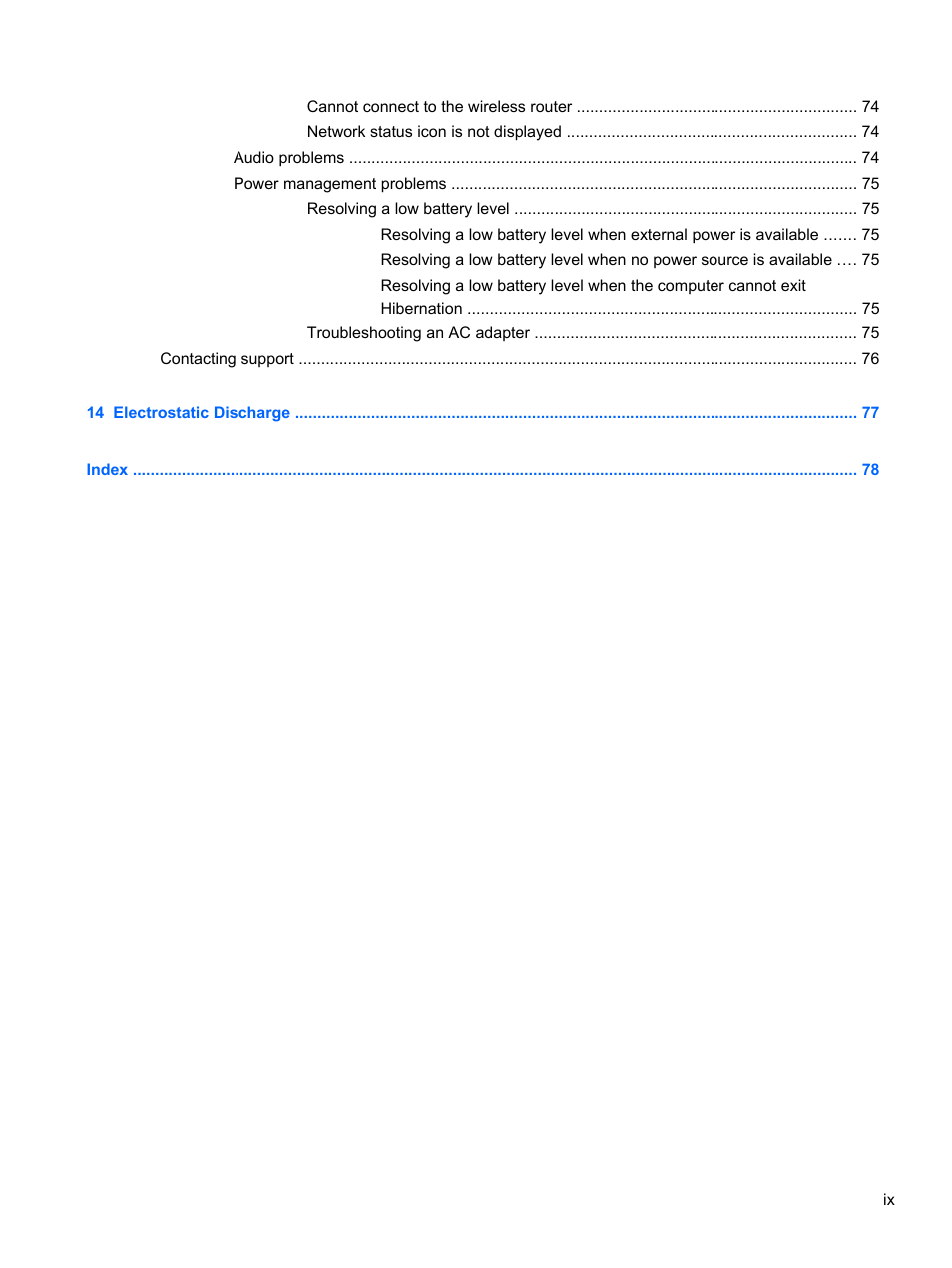 HP 250 G2 Notebook PC User Manual | Page 9 / 90