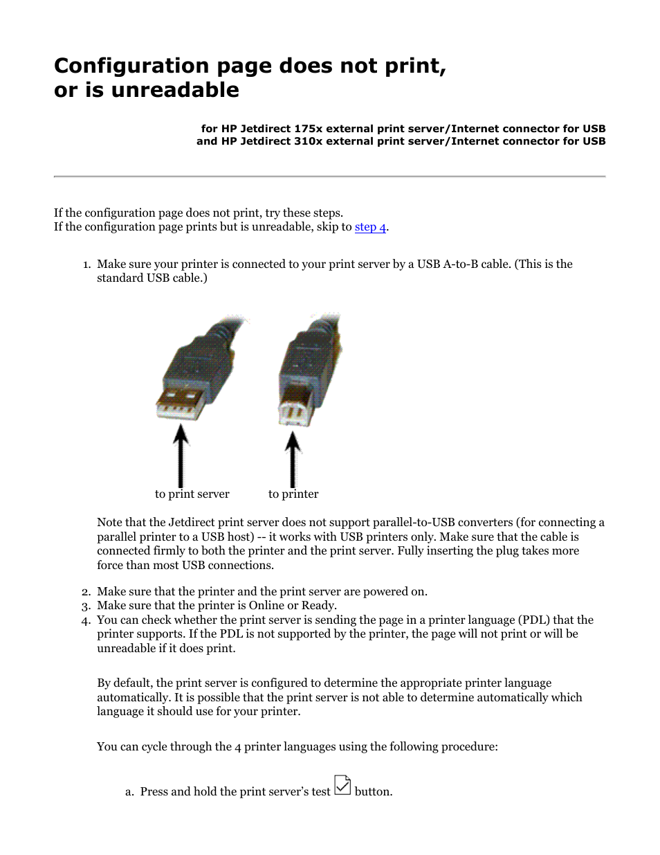 HP Jetdirect 175x Print Server series User Manual | Page 111 / 142