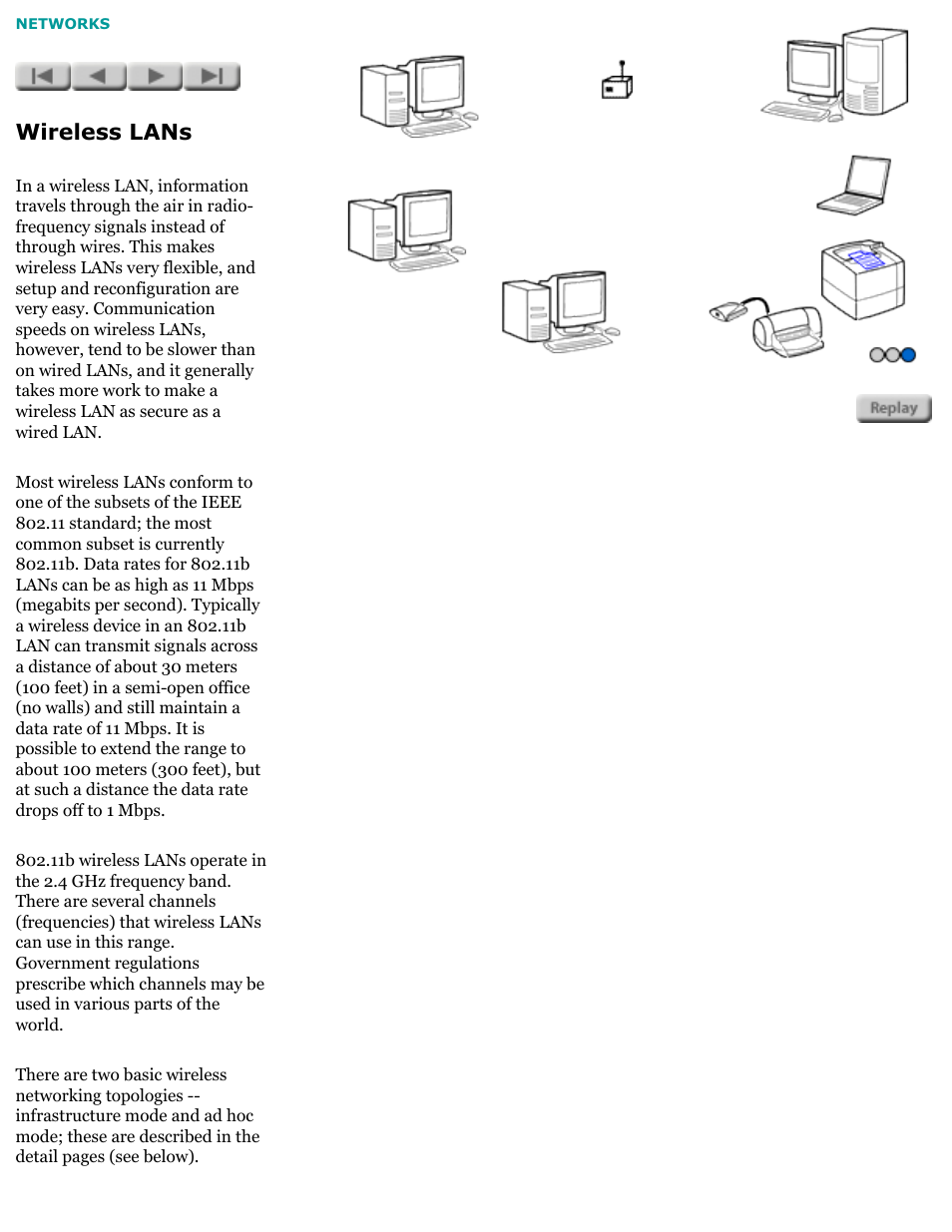 Network basics, Wireless lans | HP Jetdirect 175x Print Server series User Manual | Page 15 / 142