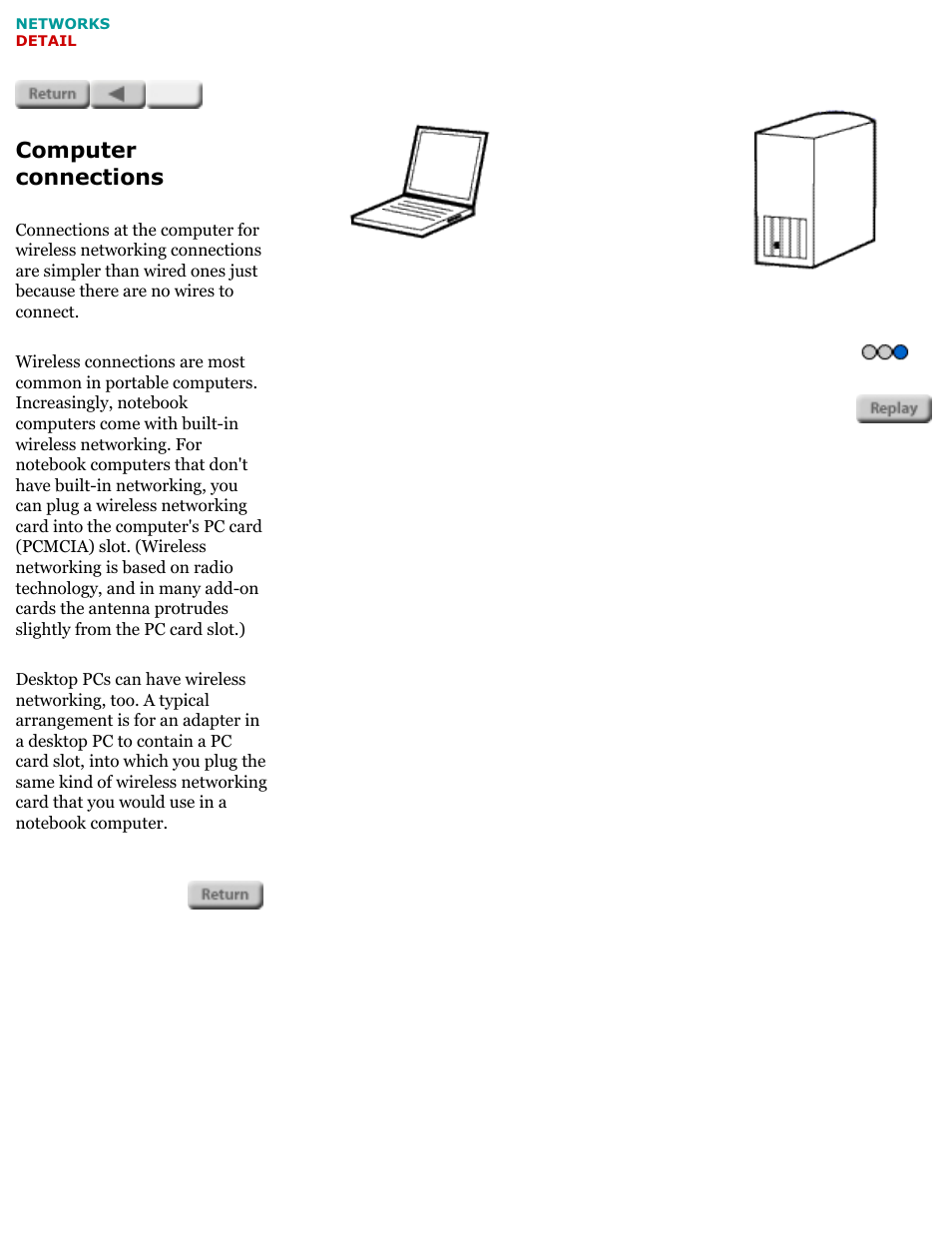 Network basics, Detail: computer connections, Computer connections | HP Jetdirect 175x Print Server series User Manual | Page 20 / 142