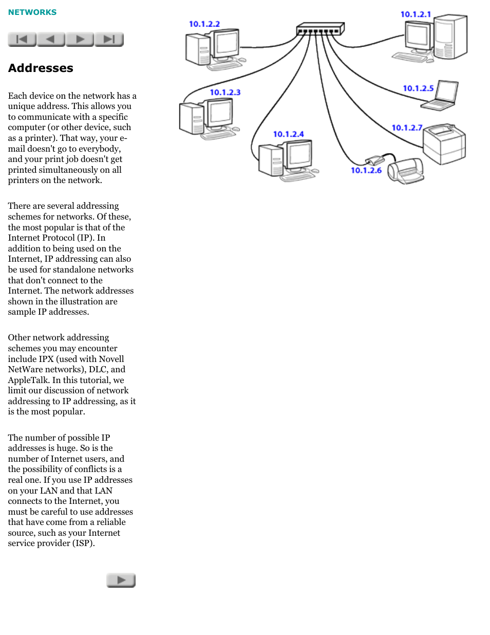 Network basics, Addresses | HP Jetdirect 175x Print Server series User Manual | Page 23 / 142