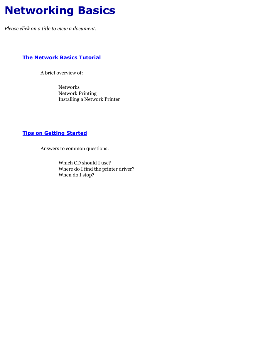 Network basics, Learn the basics, Networking basics | HP Jetdirect 175x Print Server series User Manual | Page 3 / 142