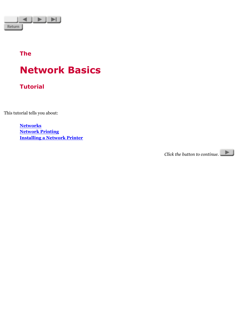 Network basics, Tutorial | HP Jetdirect 175x Print Server series User Manual | Page 4 / 142