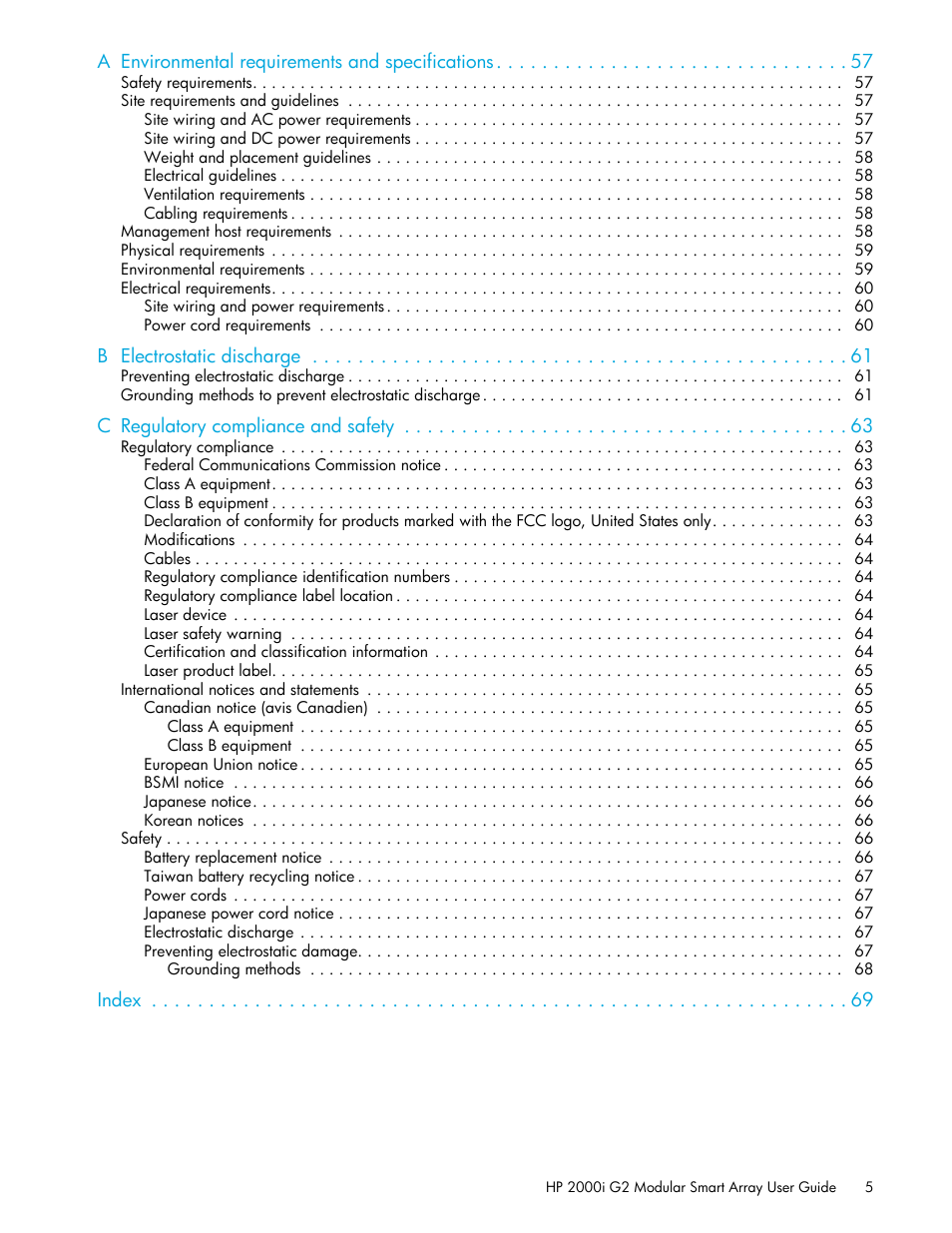 HP 2000I G2-Modular-Smart-Array User Manual | Page 5 / 72