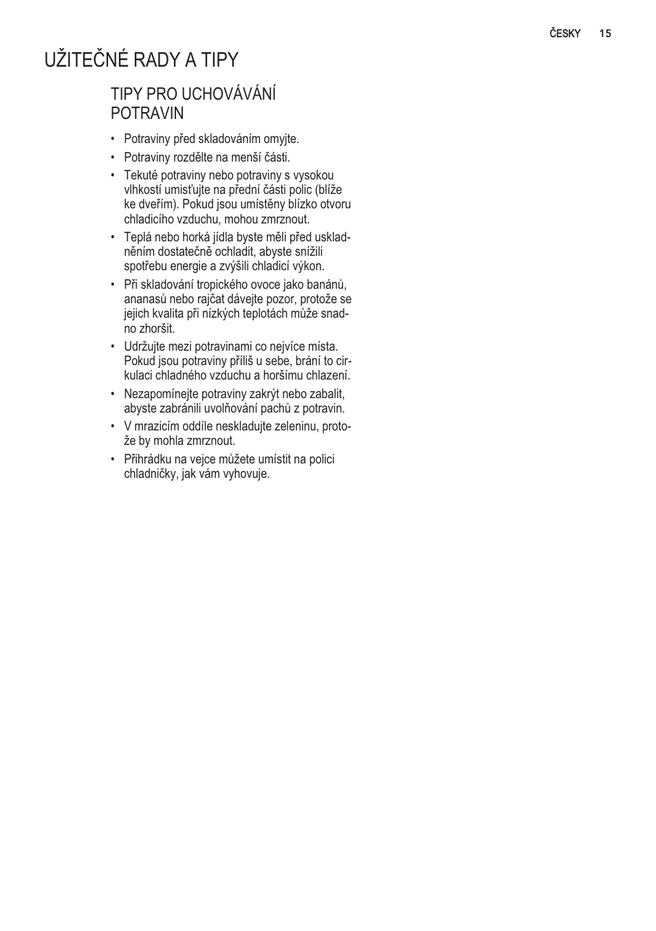 Uzitecneradyatipy | AEG S56090XNS1 User Manual | Page 15 / 200