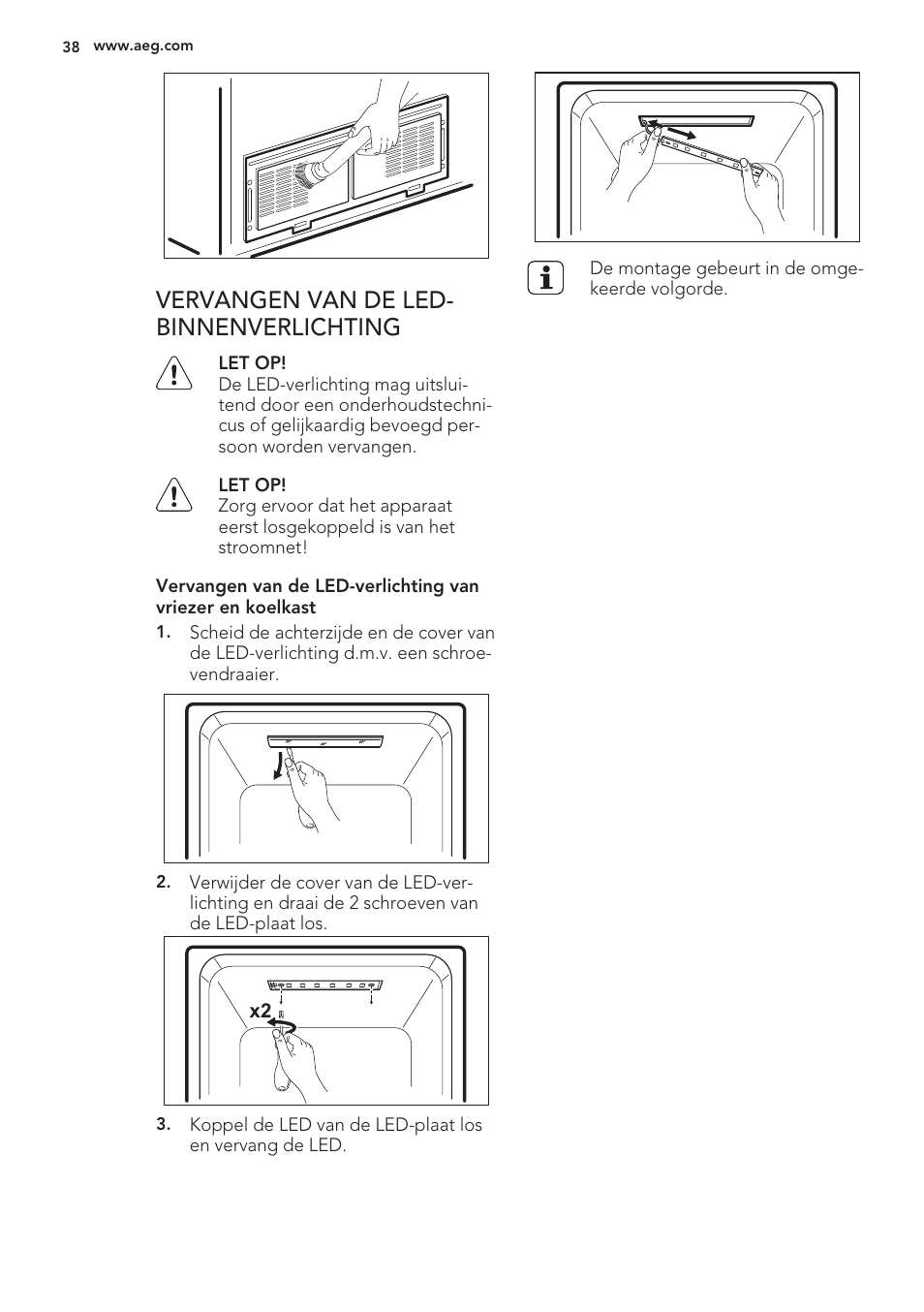 AEG S56090XNS1 User Manual | Page 38 / 200