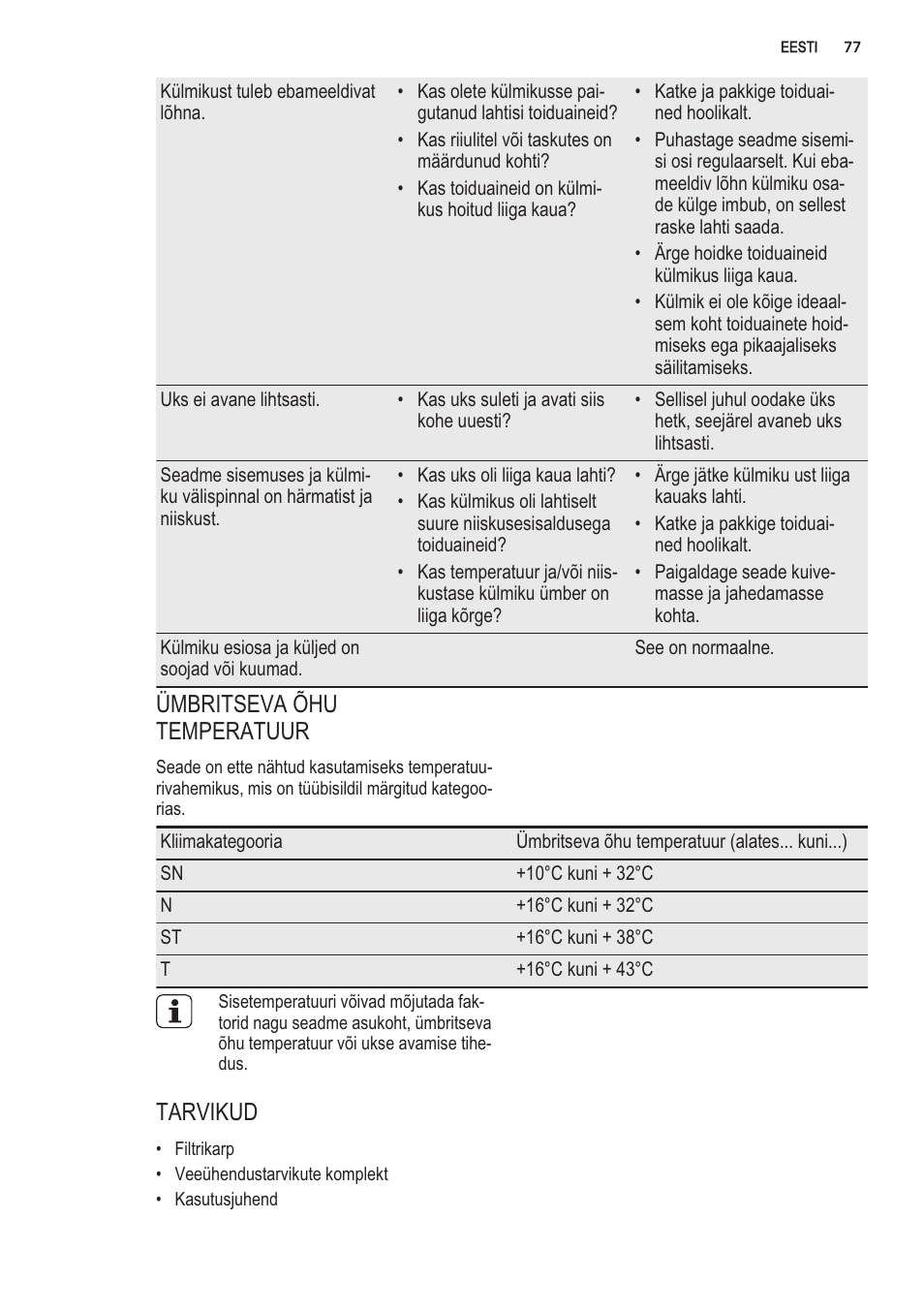 AEG S56090XNS1 User Manual | Page 77 / 200