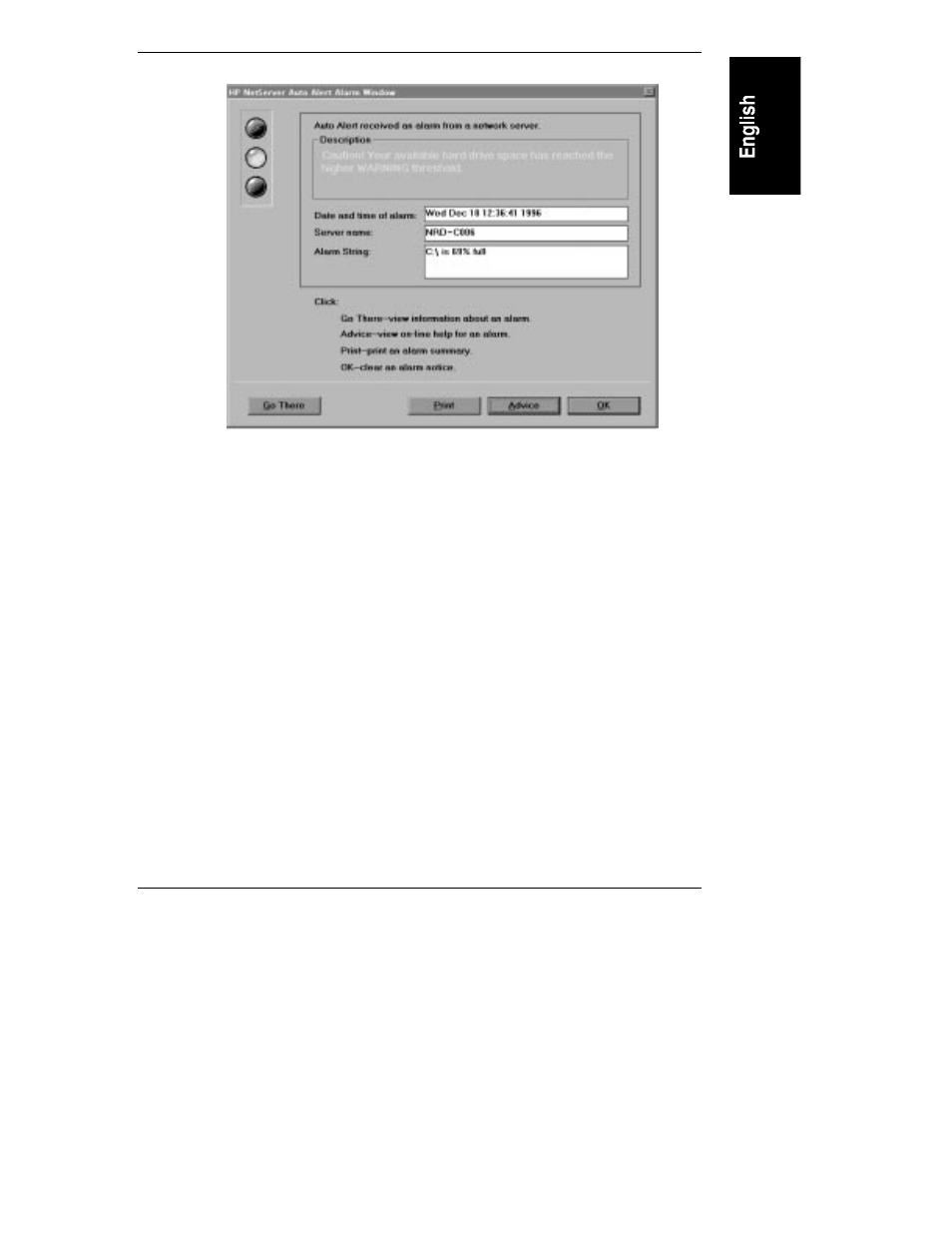 Web interface features | HP Netserver E Server series User Manual | Page 17 / 104