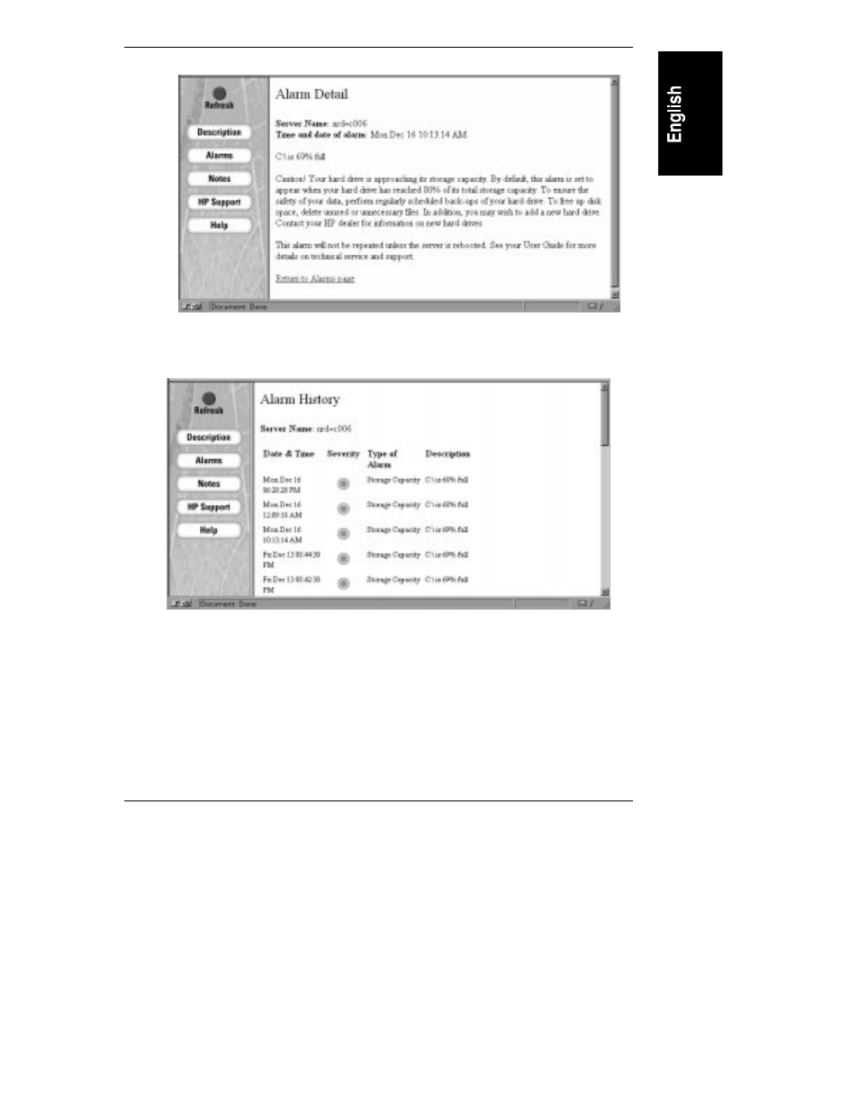 HP Netserver E Server series User Manual | Page 79 / 104